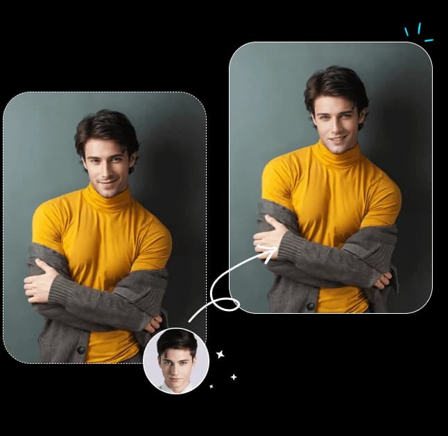 face swapping sample