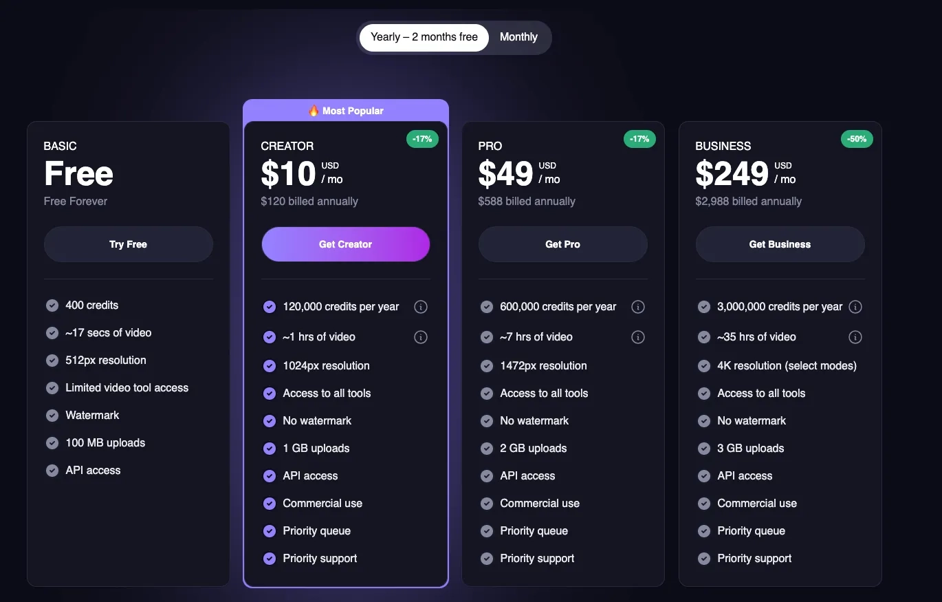 Pricing Details